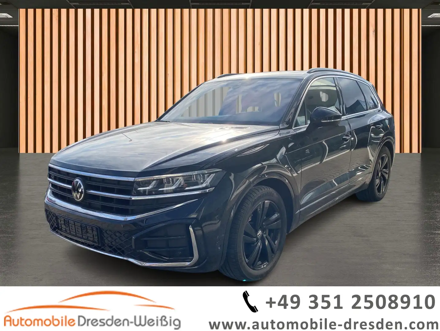 Volkswagen Touareg 3.0 TDI 4Motion R-Line*Stdhzg*AHK*Pano* Negru - 1