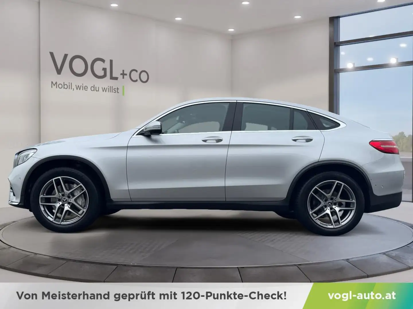 Mercedes-Benz GLC 350 d Coupé 4MATIC Aut. AMG Line Silber - 2