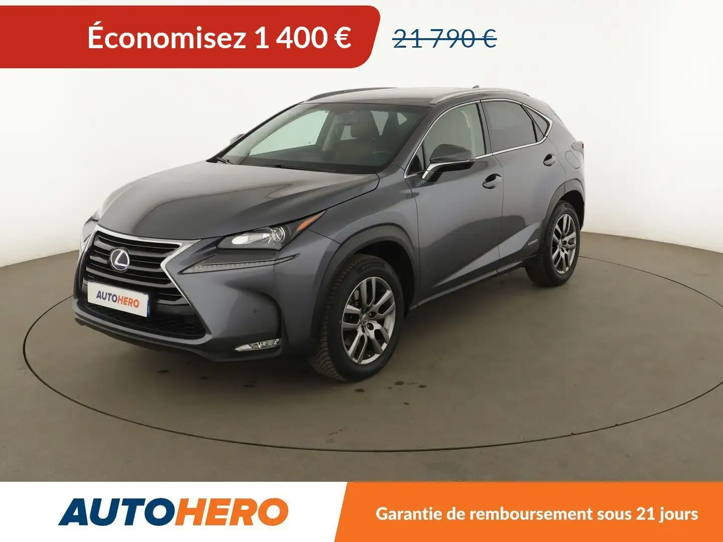 Lexus NX 300h 300h Luxe 4WD Auto Gris - 1