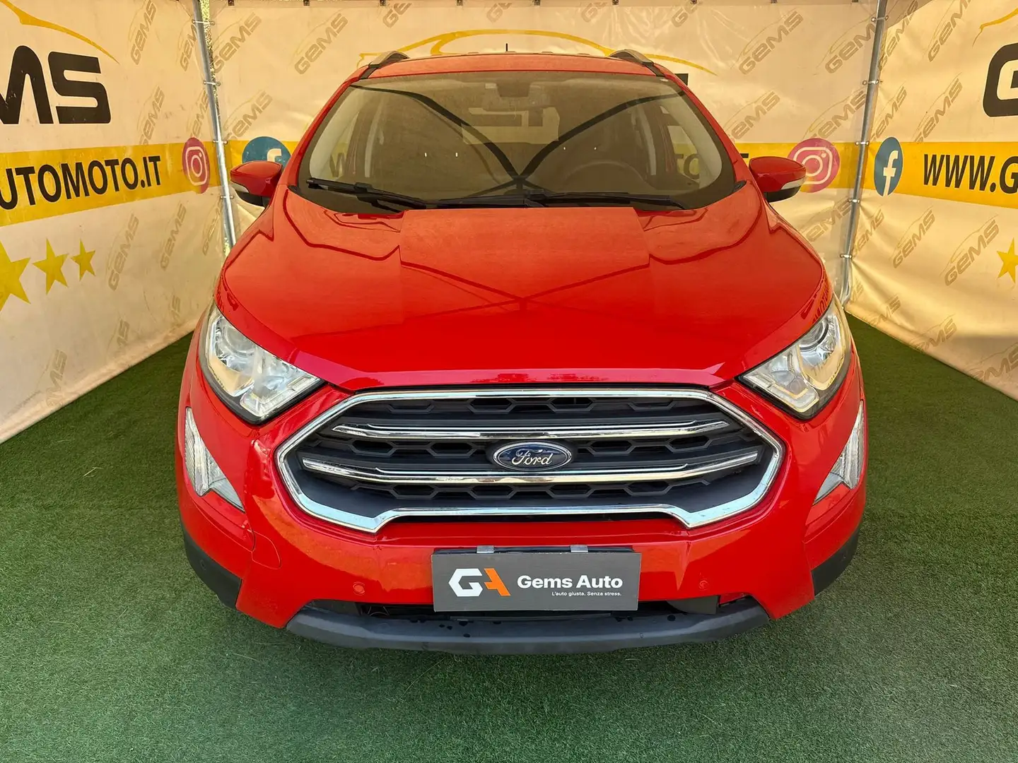 Ford EcoSport 1.0 EcoBoost 100 CV Titanium Rosso - 1