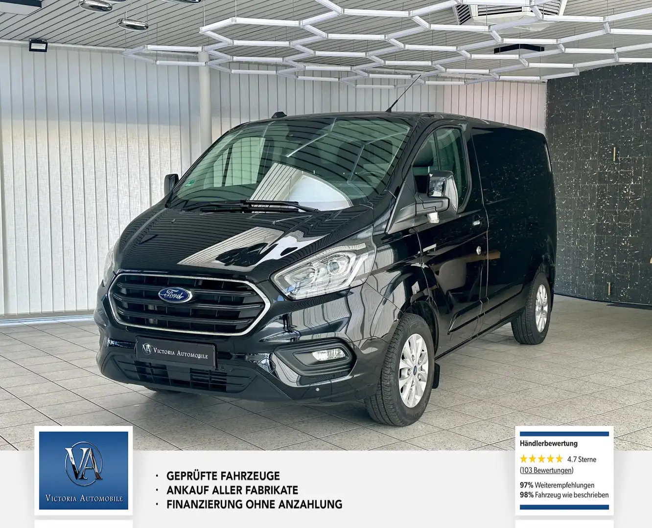 Ford Transit Custom Kasten 1 Hand. Parkpilotsystem .300 L1 Trend Schwarz - 1