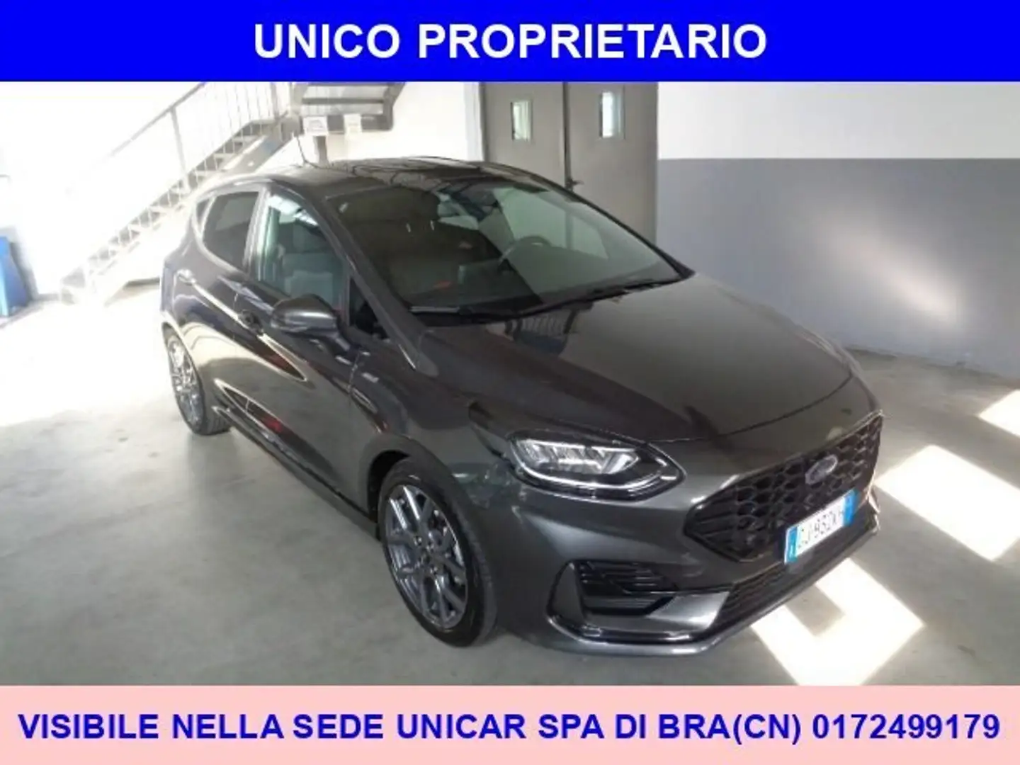 Ford Fiesta Fiesta VII 2022 5p 5p 1.0 ecoboost h ST-Line 125cv Grigio - 1
