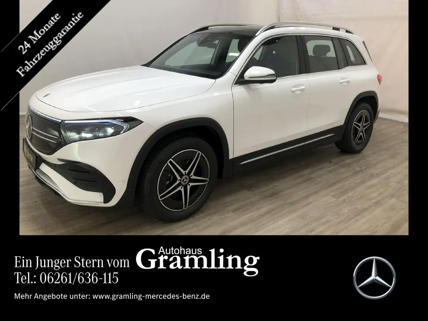 Mercedes-Benz EQB 300 4M AMG Leder*Pano*Dist*360°*LED*Ambieent Weiß - 1