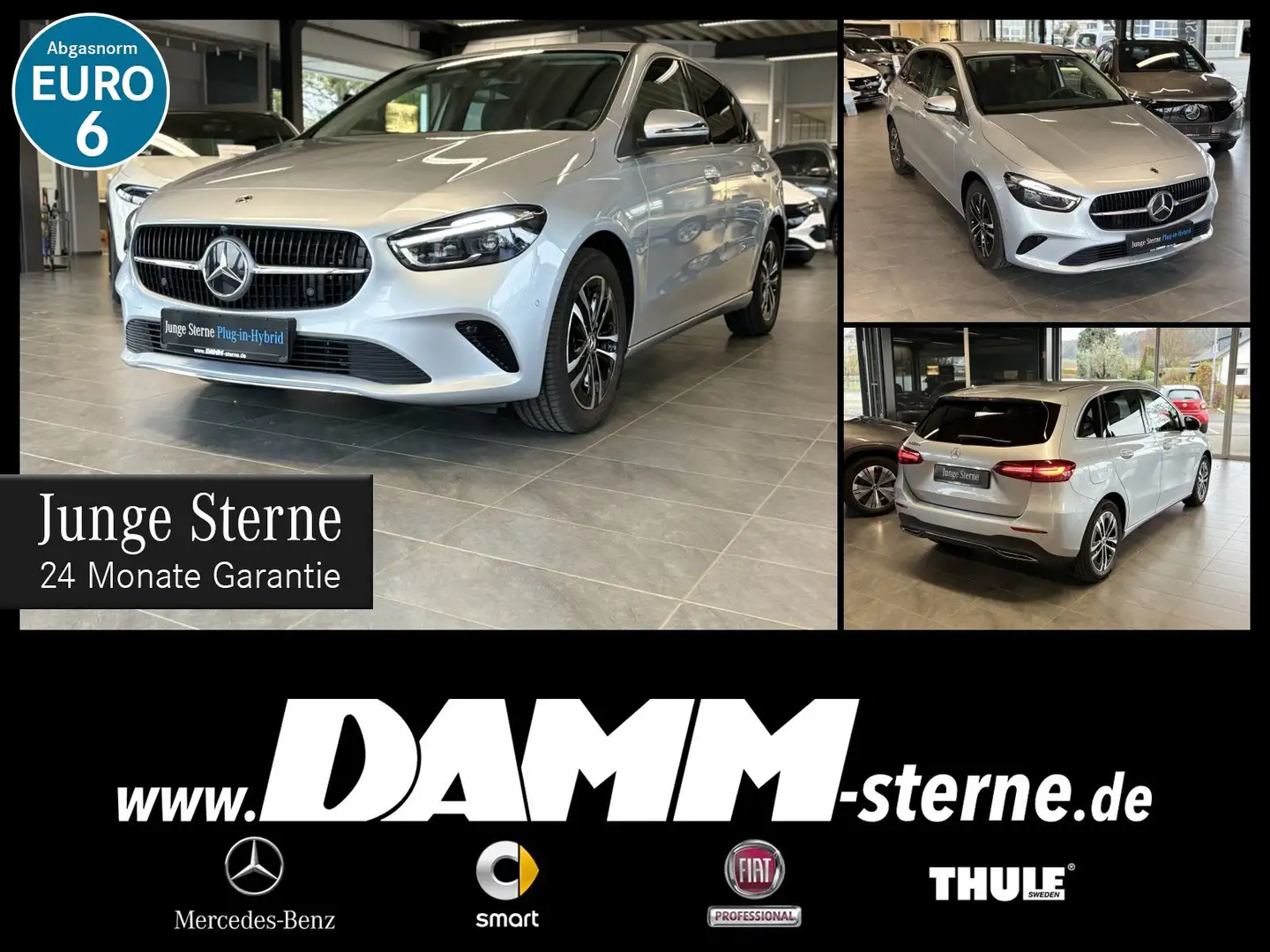 Mercedes-Benz B 250 B 250 e Progr. Adv./AHK/FAP/Distronic/Winter-P. Silber - 1