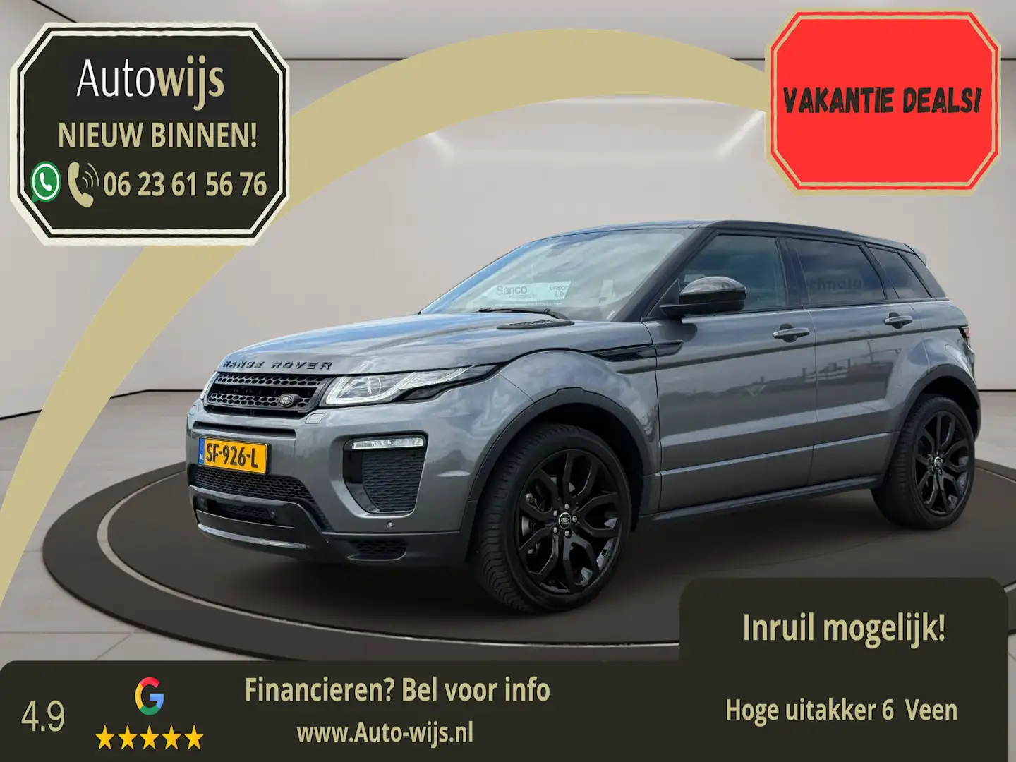Land Rover Range Rover Evoque 2.0 TD4 HSE|R-Dynamic|Leder|trekhaak|Navi|Goed ond Gri - 1