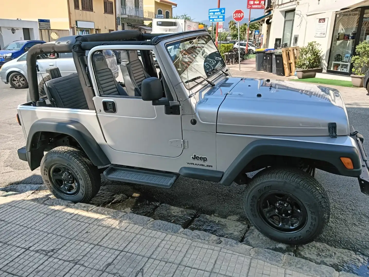 Jeep Wrangler Wrangler II 1998 Hard Top 2.4 Sport Grigio - 2