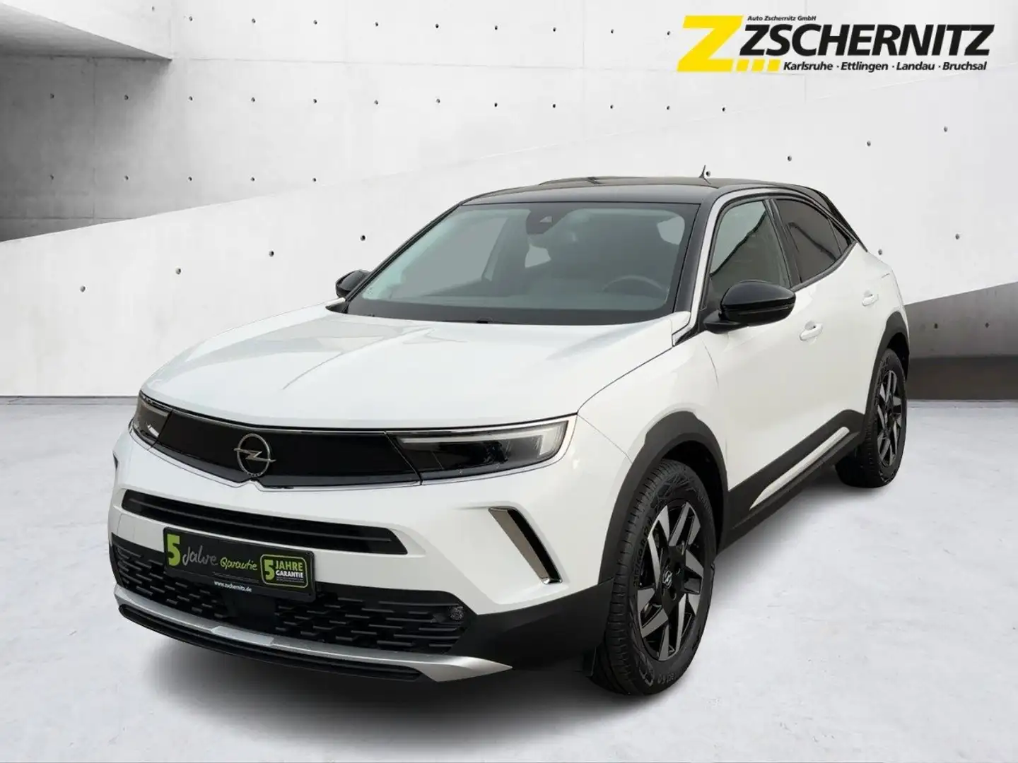 Opel Mokka-E Elegance ACC+LED+SHZ+Fernlichtass.+Kam. Weiß - 1