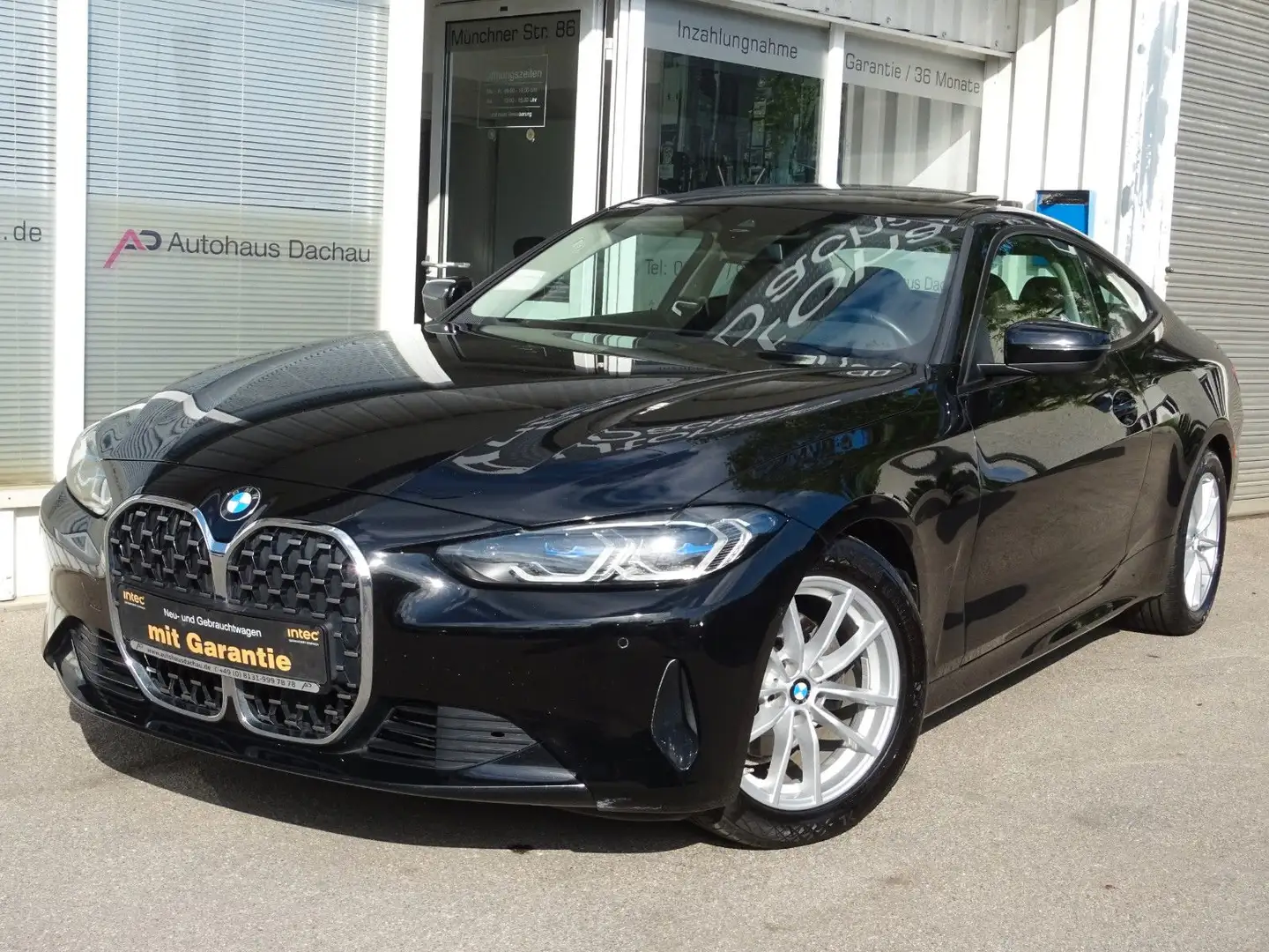 BMW 420 d Coupé Aut Navi LCP Leder Laser SHD AHK HUD Negro - 2