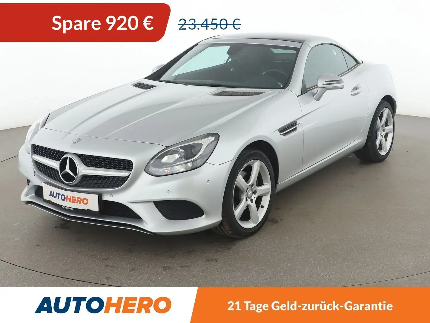 Mercedes-Benz SLC 180 Aut.*NAVI*TEMPO*PDC*SHZ*KLIMA*GARANTIE* Срібний - 1
