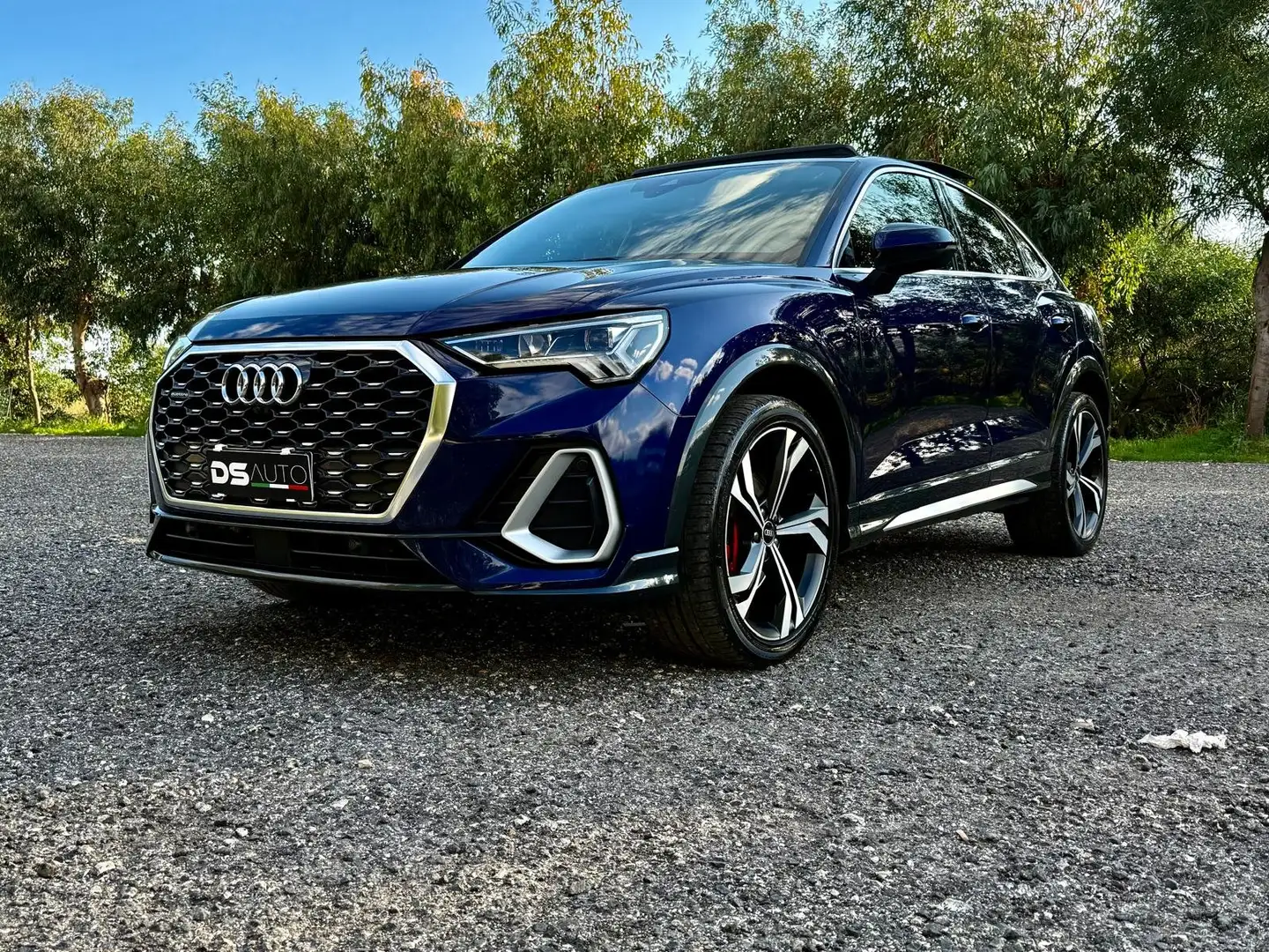 Audi Q3 AUDI Q3 SPB 40 TDI 200 CV QUATT S TRONIC S LINE IV Bleu - 2