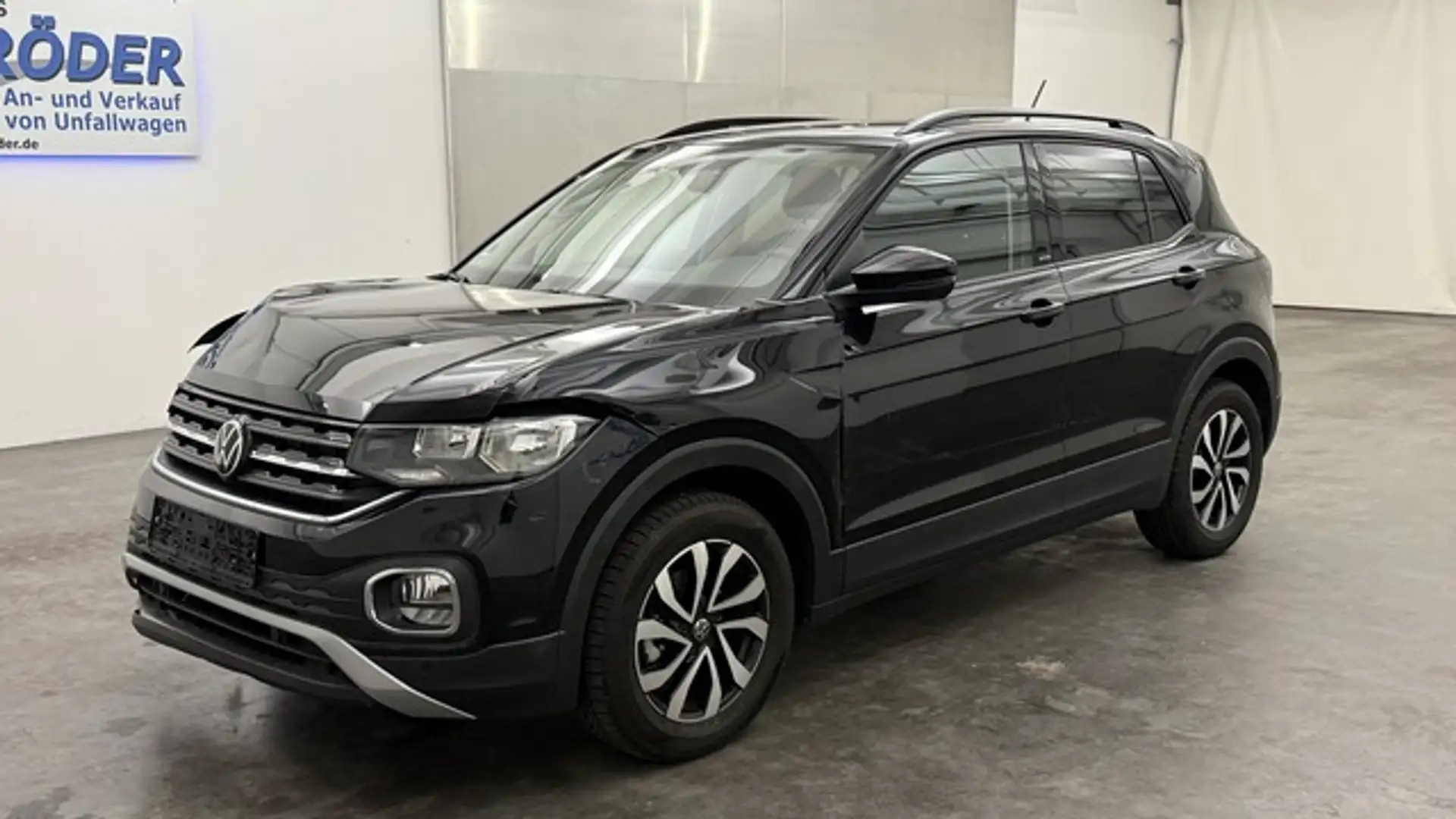 Volkswagen T-Cross 1.0 TSI Active *Navi*ACC*SHZ* Schwarz - 1