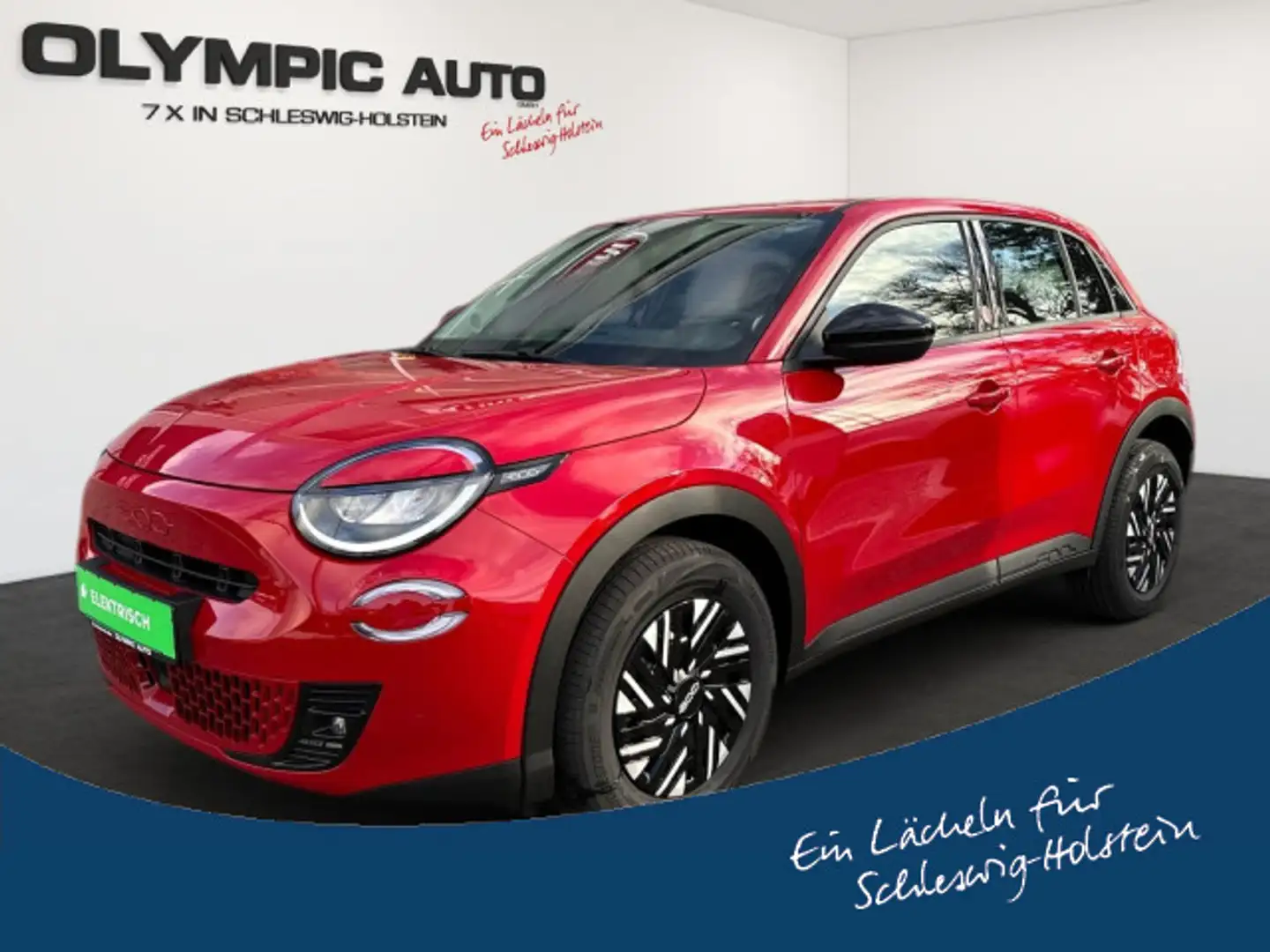 Fiat 600e 54kWh Red LED PDC KLIMAAT CARPLAY 11KW OBC Piros - 1