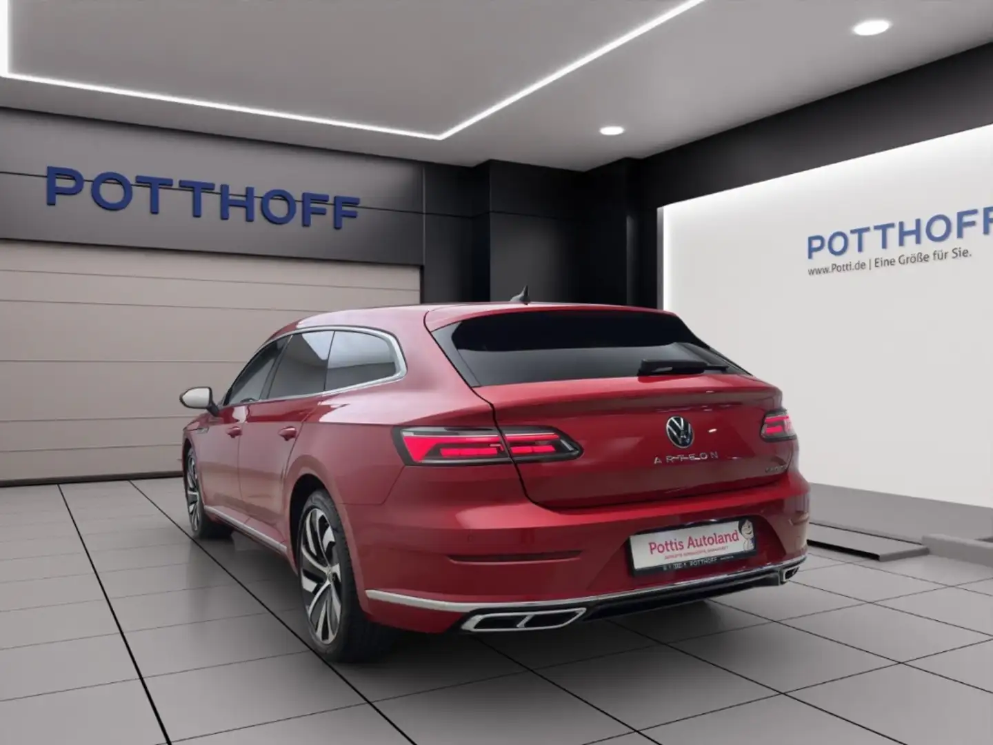 Volkswagen Arteon Shooting Brake 1.4 TSI eHybrid R-LINE PANO IQ.LIGH Rot - 2