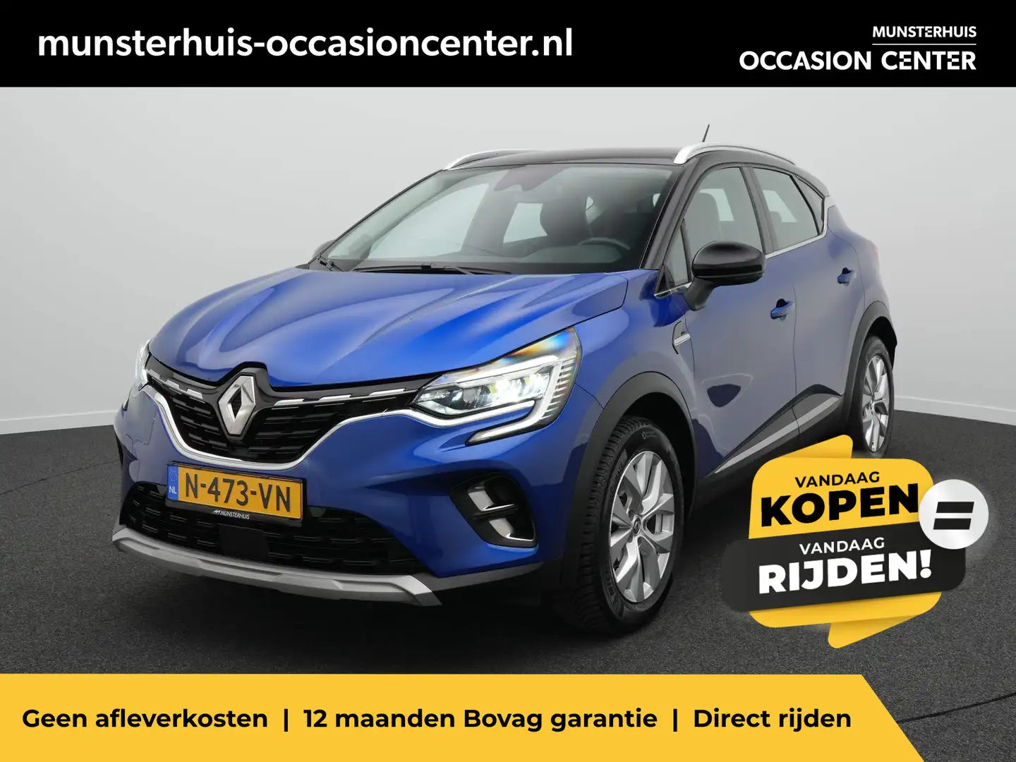 Renault Captur TCe 100 Intens - All seasonbanden - Stoelverwarmin Azul - 1