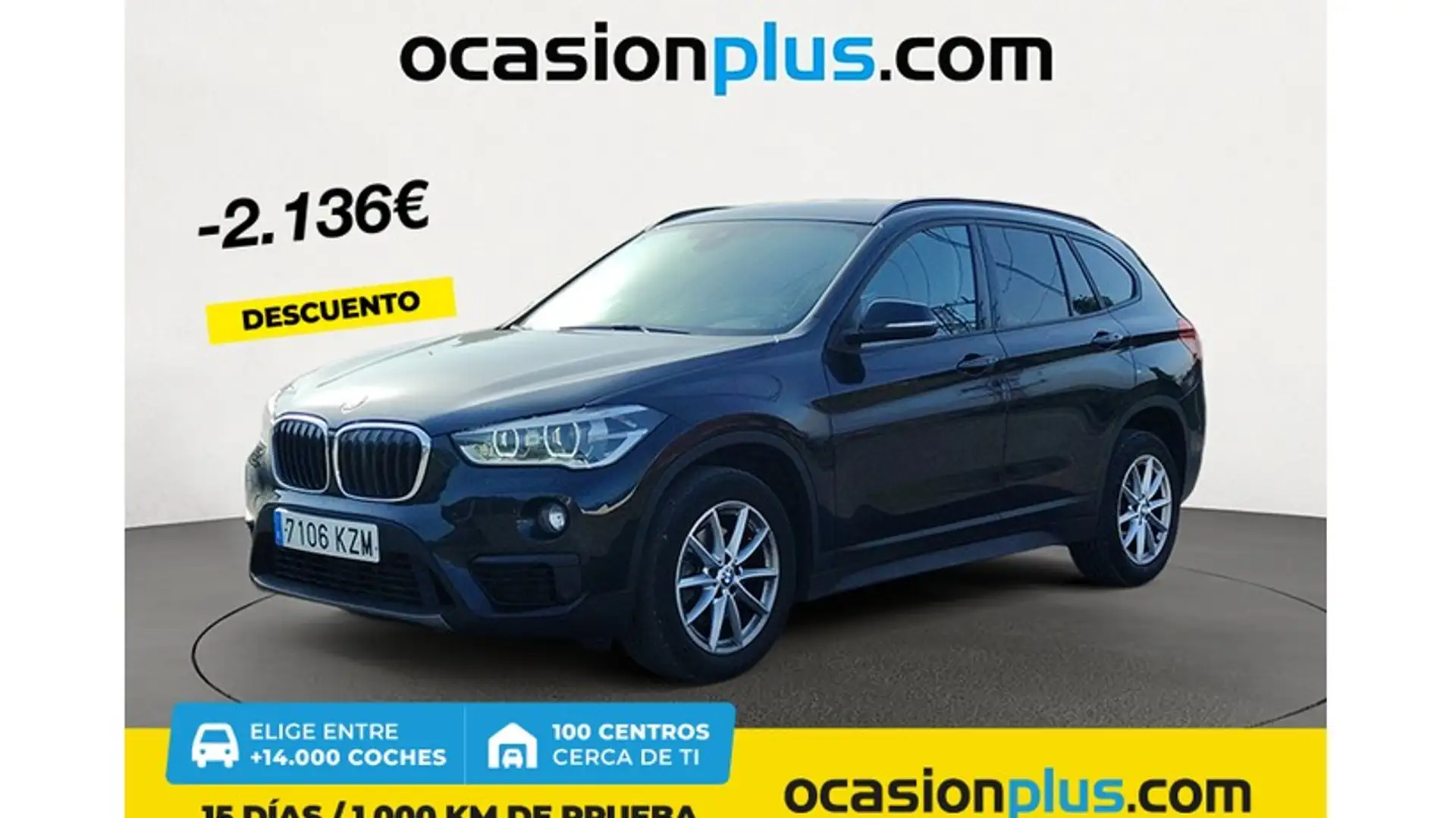 BMW X1 sDrive 18iA Noir - 1