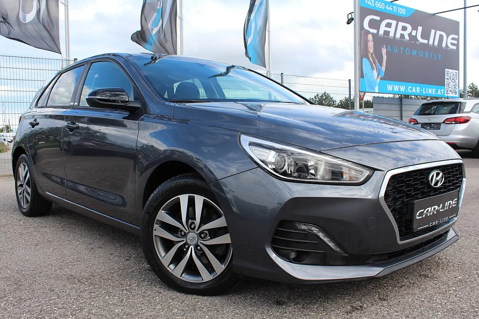 Hyundai i30 1,6 CRDi Level 4 DCT Aut. |LED |Navi |Rückfahrk... Grigio - 1
