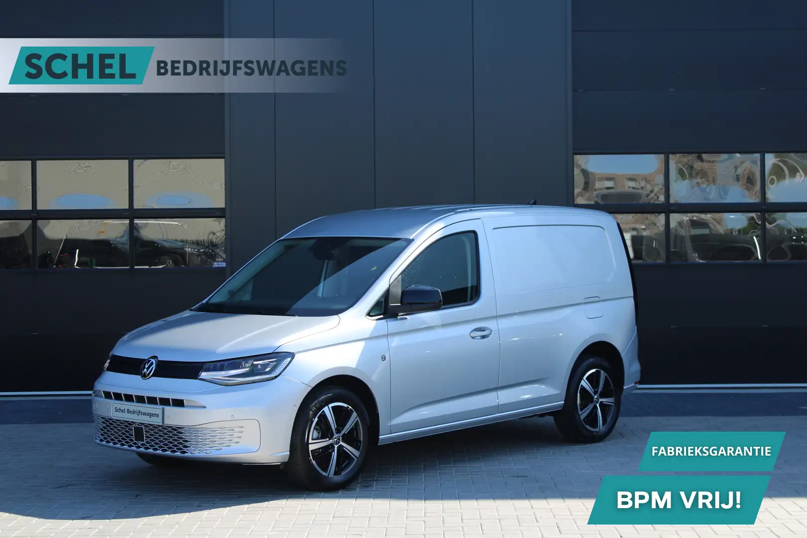 Volkswagen Caddy Cargo 2.0 TDI 122pk DSG7 - Carplay - Adaptive Crui Argent - 1