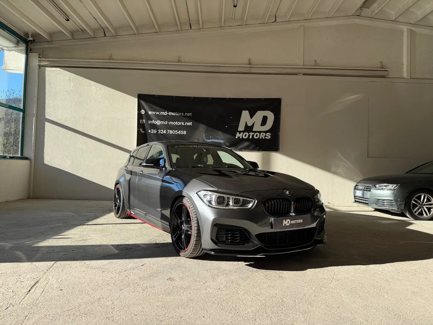 BMW 140 Serie 1 F/20-21 2015 M 140i 5p auto Grigio - 1