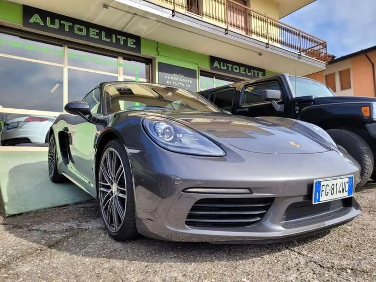 Porsche Cayman 718 2.0 300cv pdk Sport Chrono Plus SOLO 6800 KM Grigio - 1