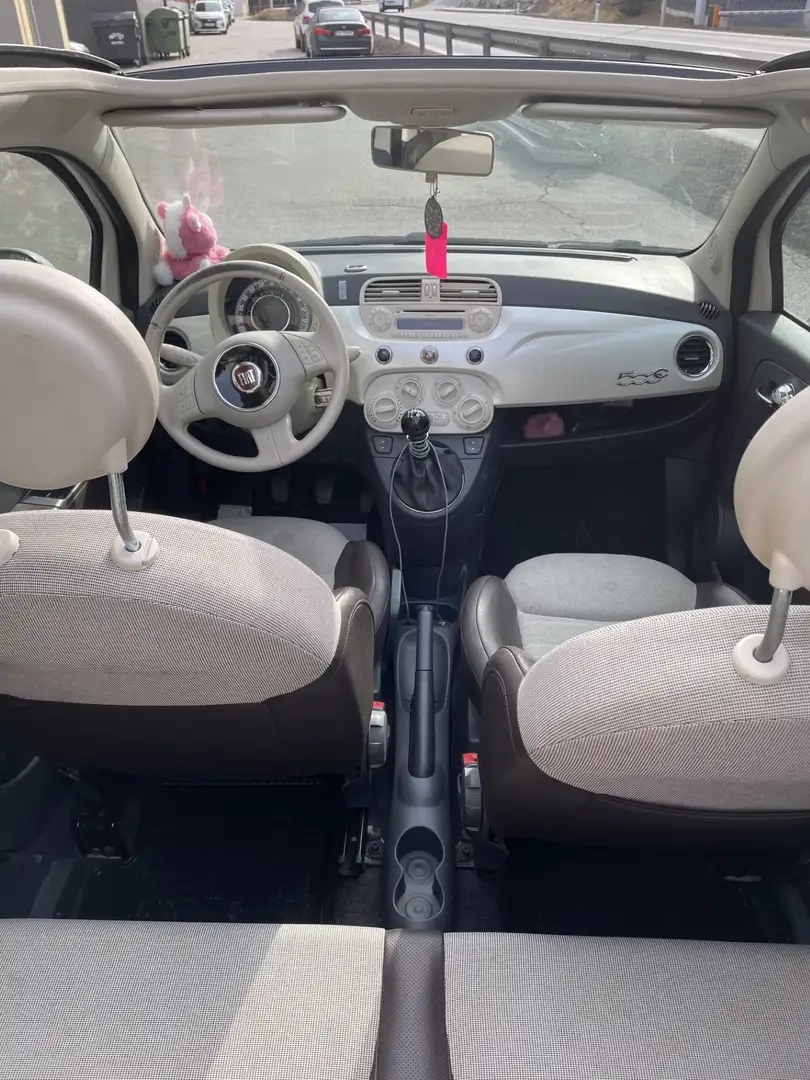 Fiat 500 1,2 Weiß - 2