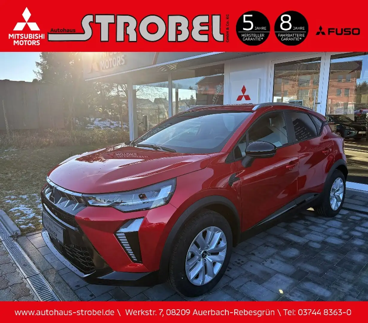 Mitsubishi ASX PLUS 1.3 T*SITZHEIZUNG*SPURVERLASSENSWARNER* Rot - 1