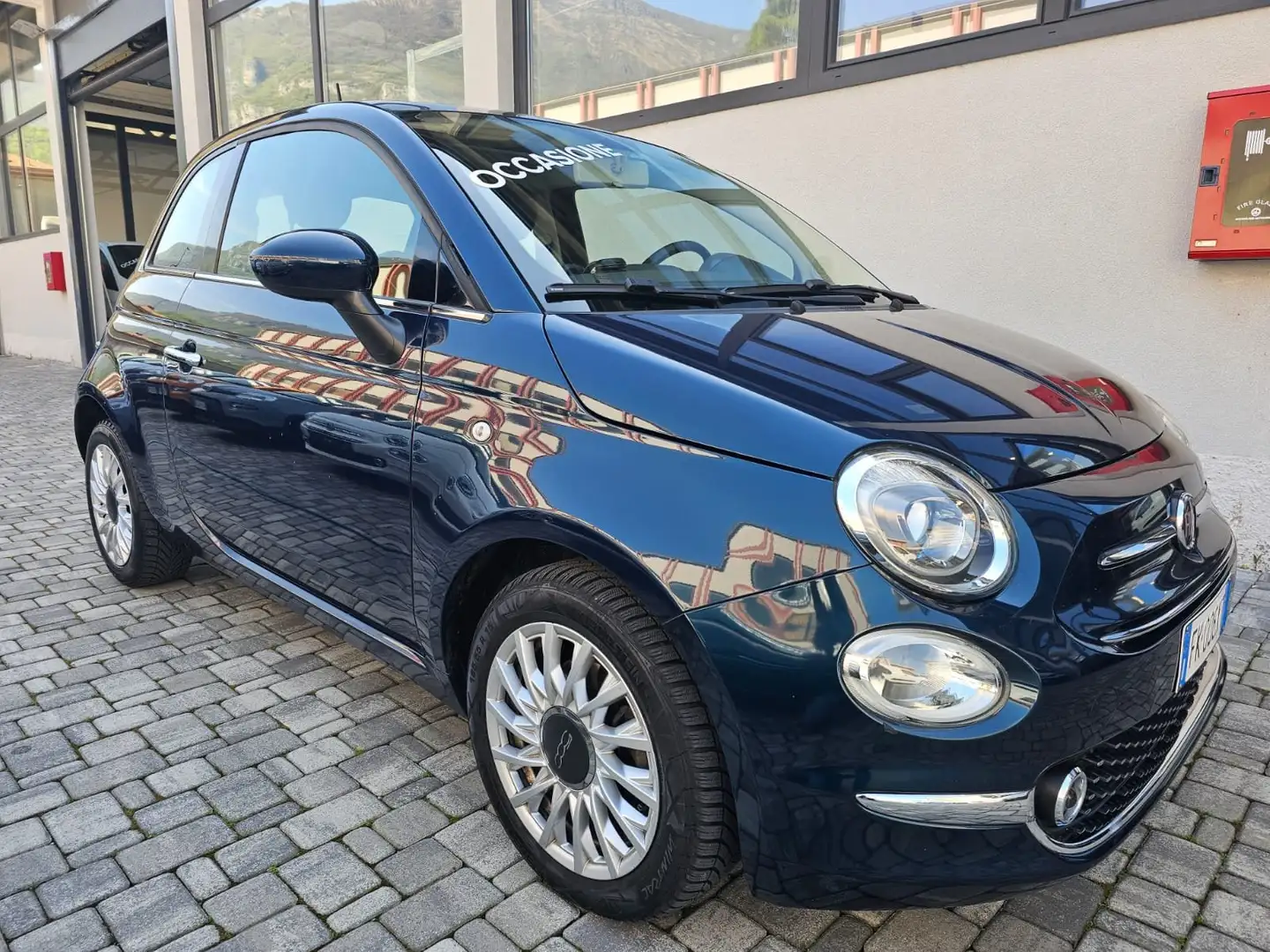 Fiat 500 500 1.3 mjt Lounge 95cv Bleu - 1