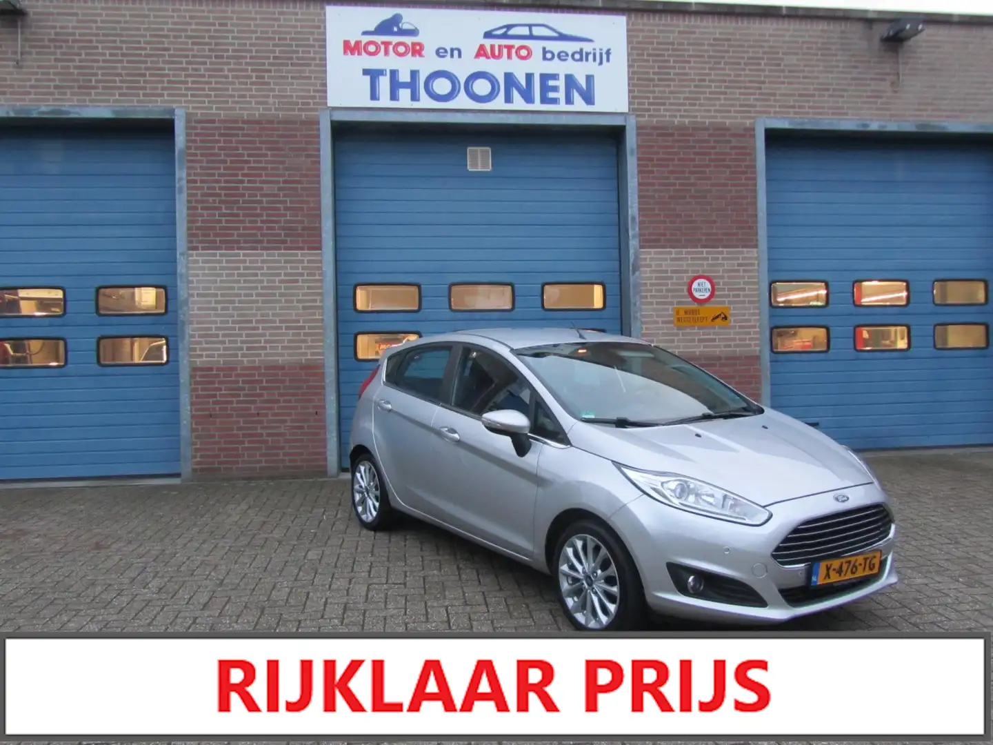 Ford Fiesta 1.0 EcoBoost |5 deurs|airco|verwarmde voorstoelen| Grijs - 1