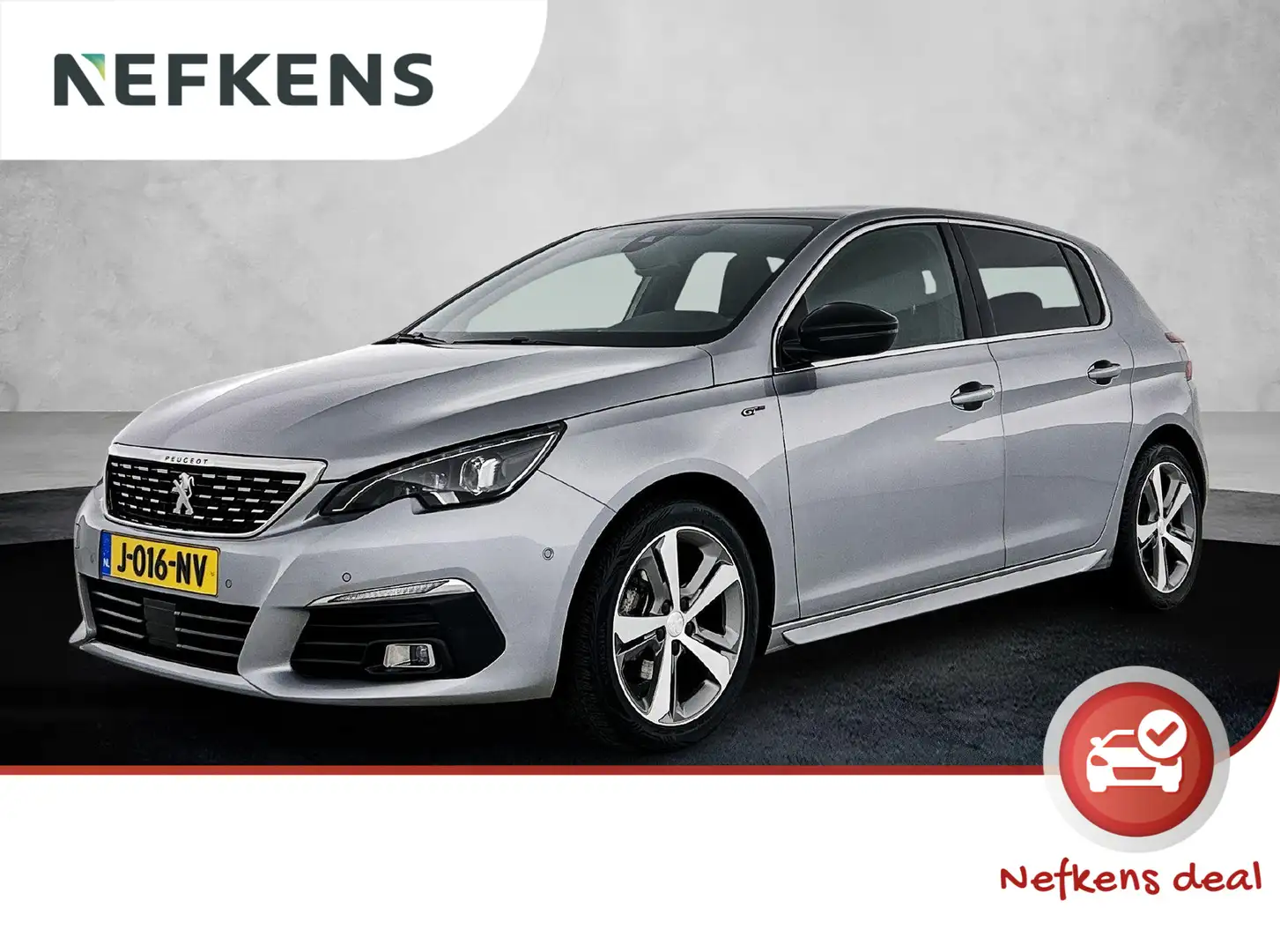 Peugeot 308 1.2 GT-Line Avantage 130pk | Lage KM | 1ste Eigena Grijs - 1