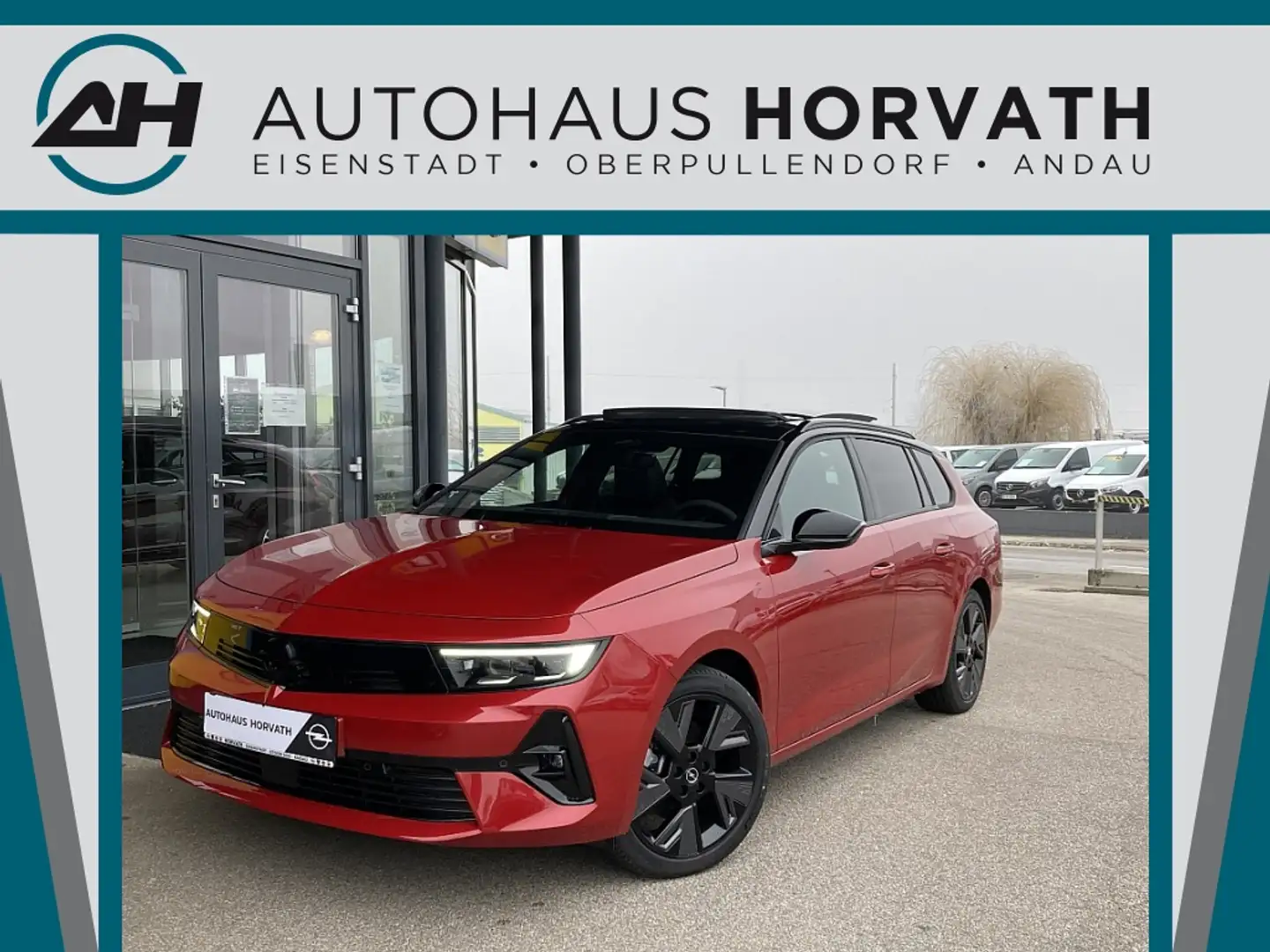 Opel Astra ST Elektro 54kWh GS Czerwony - 1