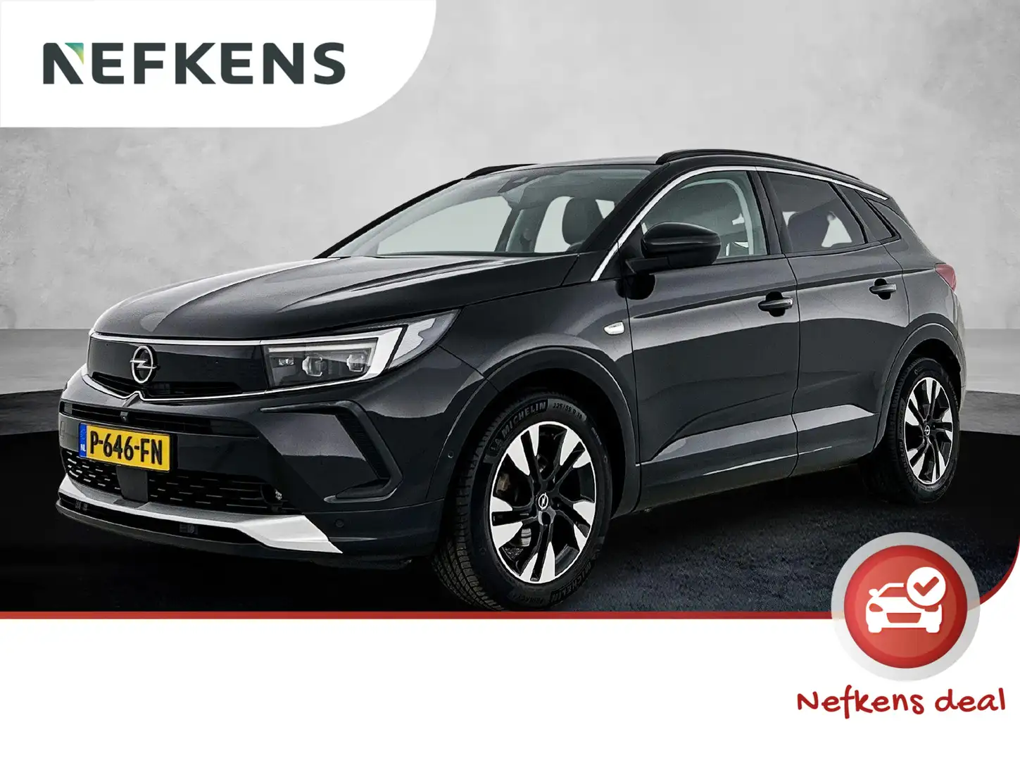 Opel Grandland SUV Elegance 130 pk | Navigatie | Rondomzicht Came Schwarz - 1