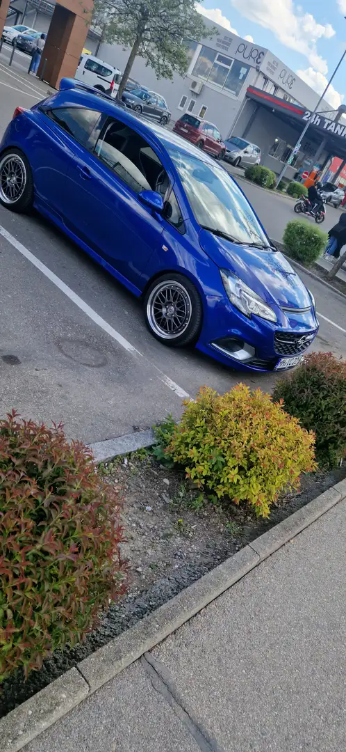 Opel Corsa Corsa E 1.6 Turbo OPC dbilas Tunning 348 PS Blau - 2
