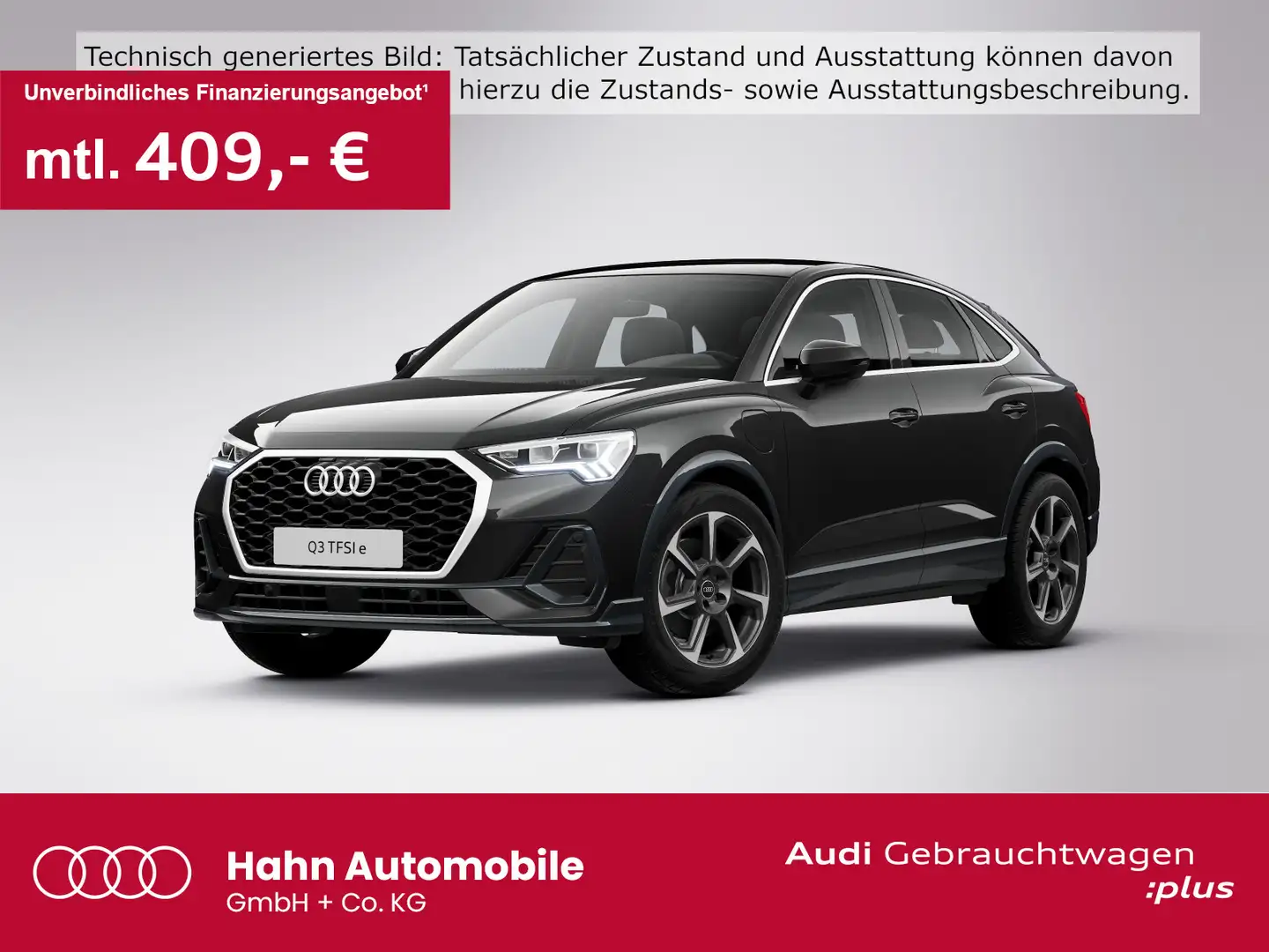 Audi Q3 45TFSIe S-tronic Virtual 360° AHK Schwarz - 1