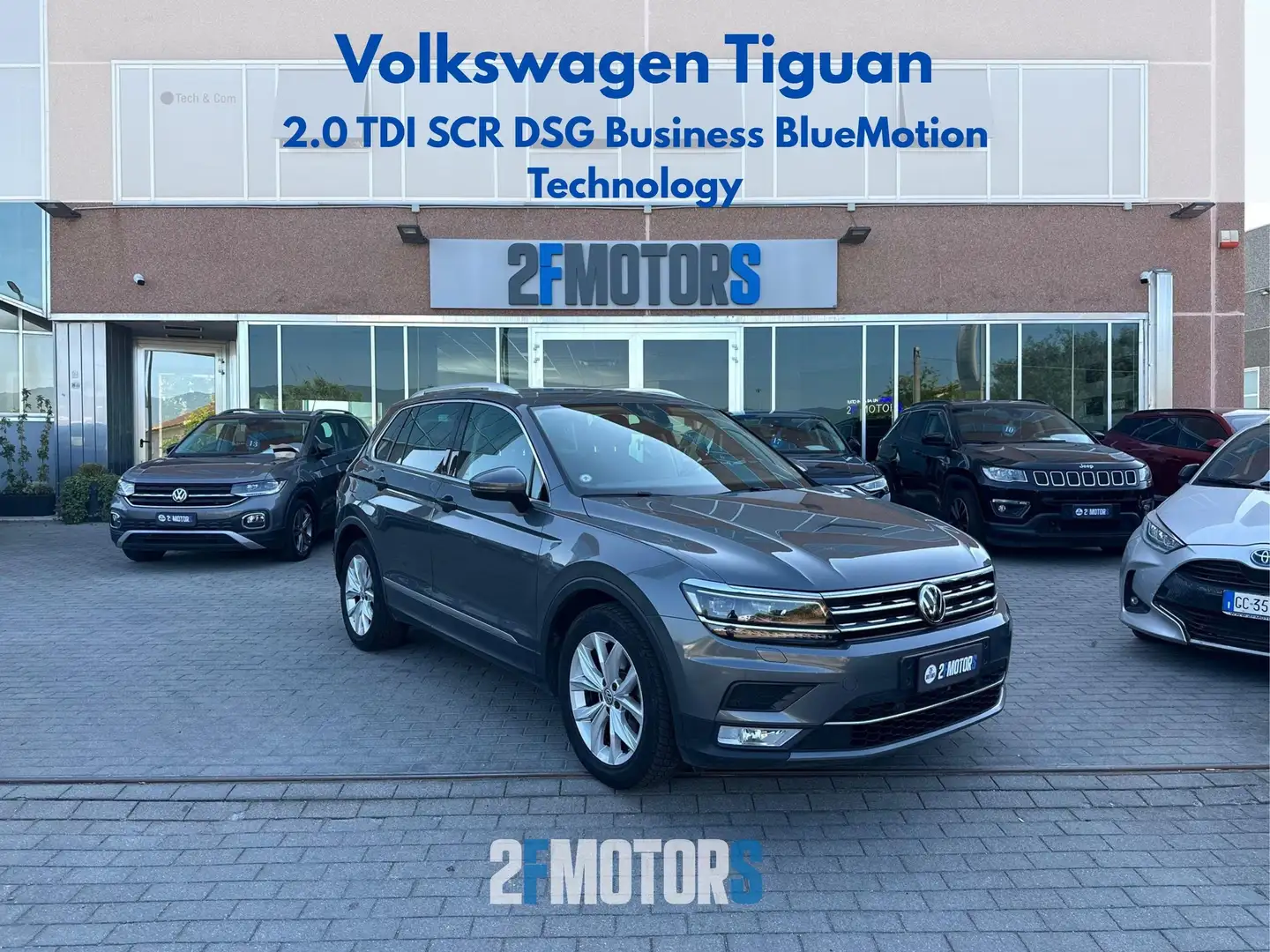 Volkswagen Tiguan 2.0 tdi Business 150cv dsg Gris - 1