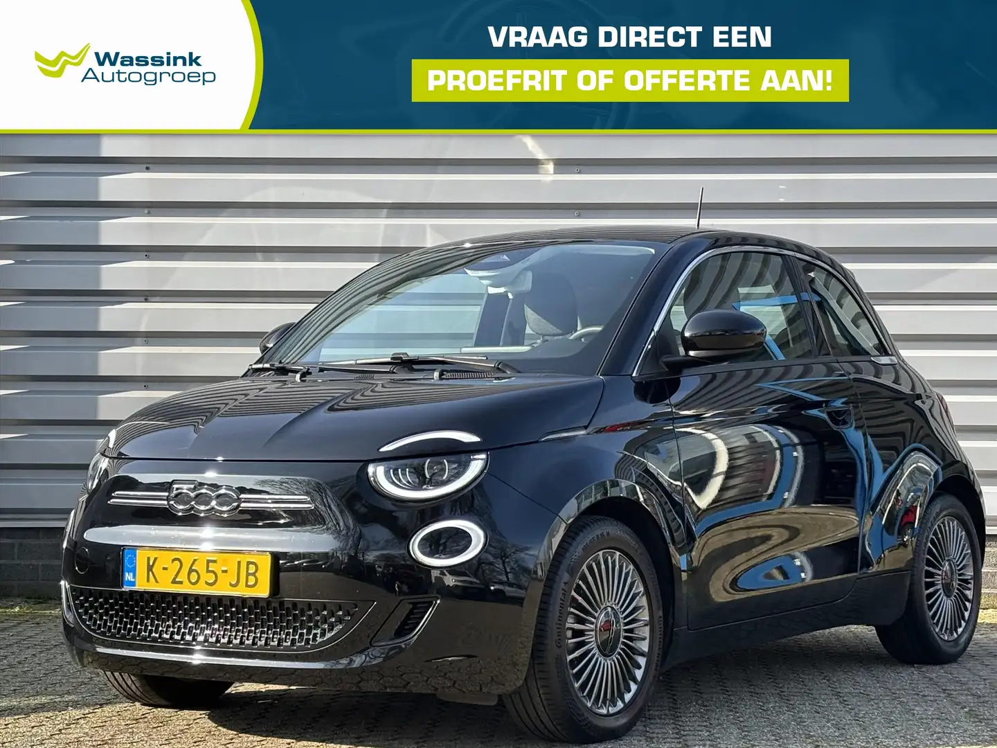Fiat 500 42kWh 118pk Icon | Carplay | Navigatie | Lichtmeta Noir - 1
