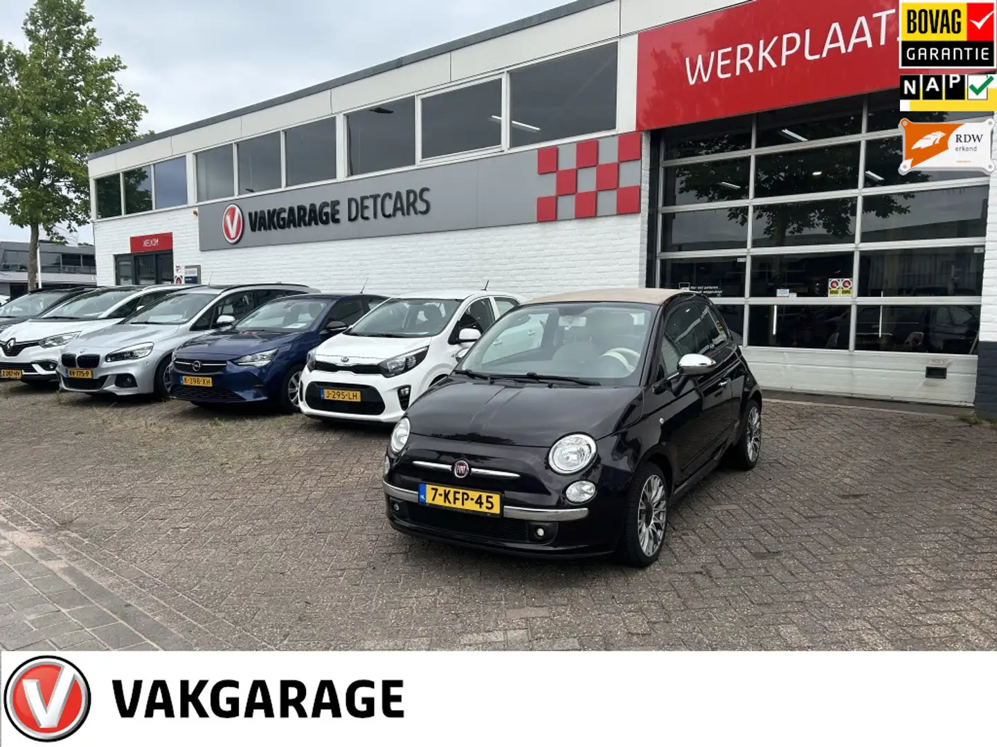 Fiat 500C 0.9 TwinAir Lounge Paars - 1