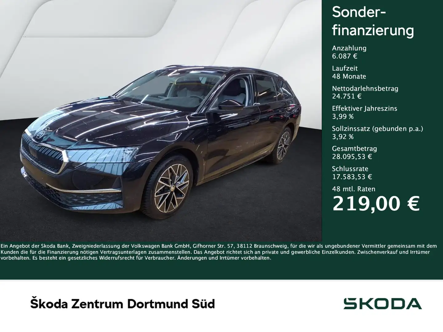 Skoda Octavia Combi 2.0 SELECTION 360°CAM ACC E-KLAPPE Nero - 1