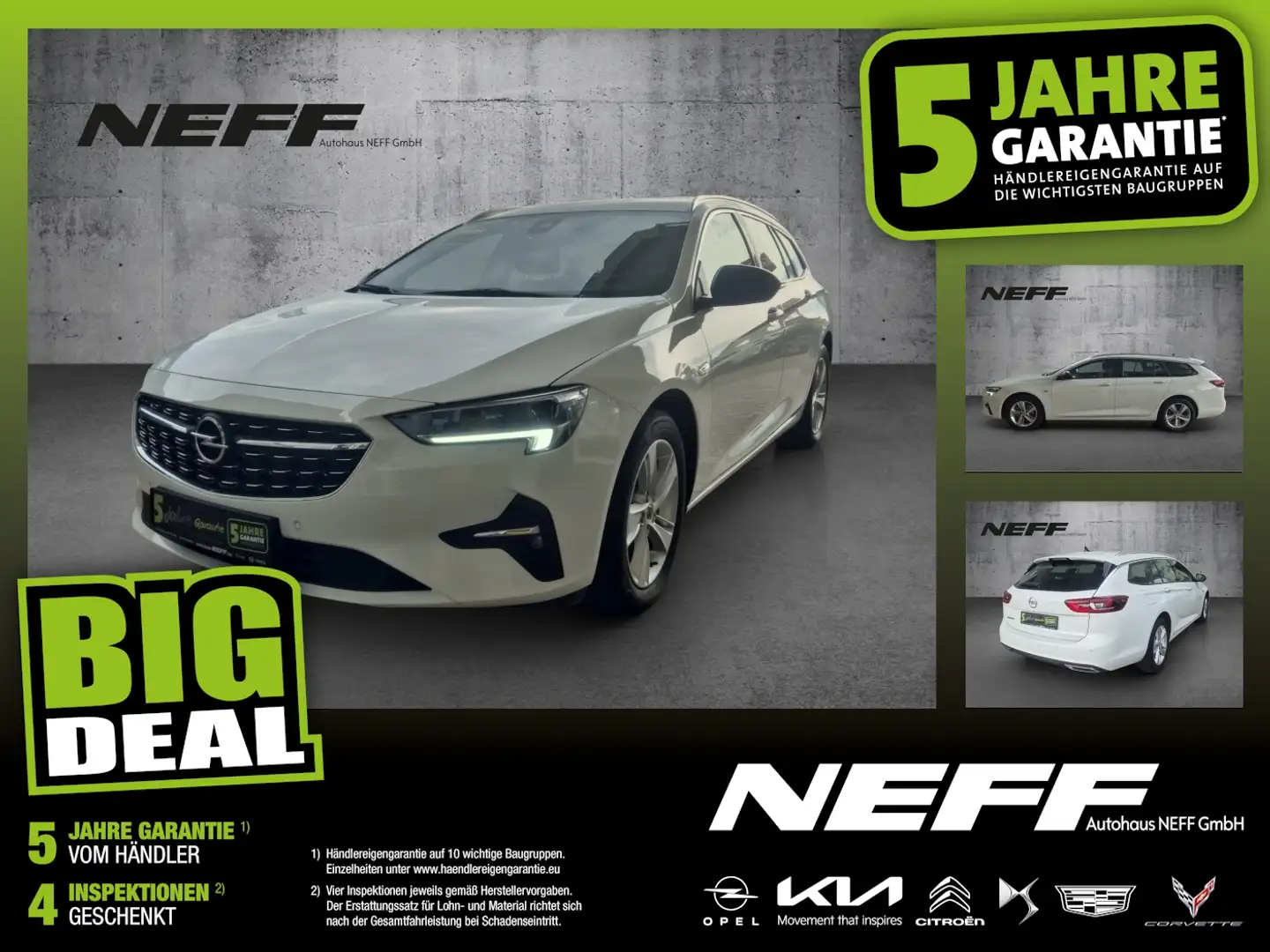Opel Insignia B Sports Tourer 2.0 Elegance NAVI,PDC, Weiß - 1