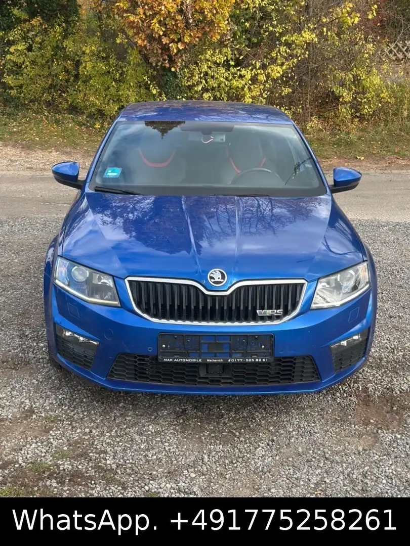 Skoda Octavia Lim. VRS 2.0 TDI Navi,Euro6 Blau - 2