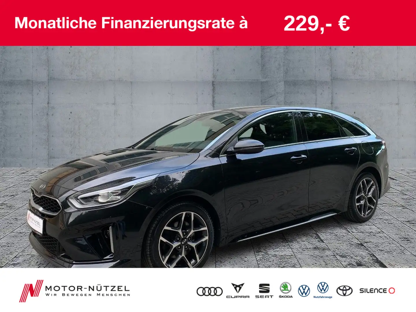 Kia ProCeed / pro_cee'd 1.4 T-GDI GT-LINE LED+SHZ+PDC+GRA+MFL Noir - 1