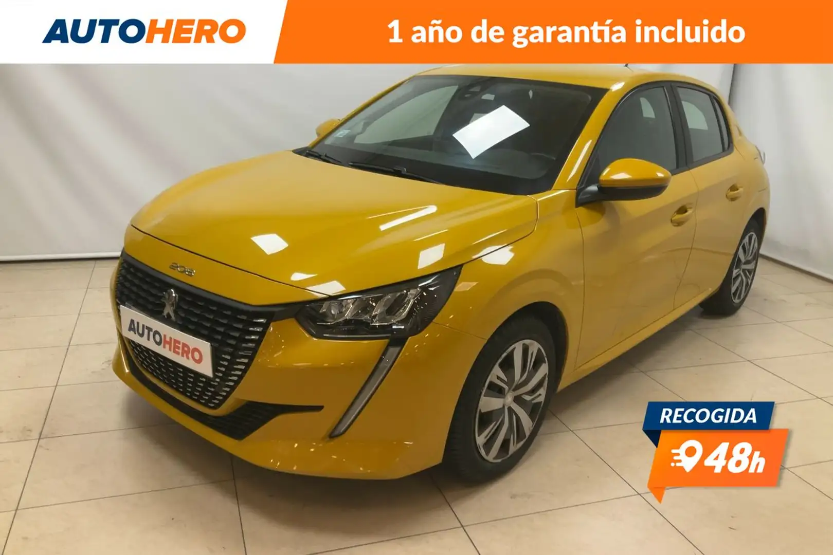 Peugeot 208 1.2 Puretech S&S Active 100 Gelb - 1