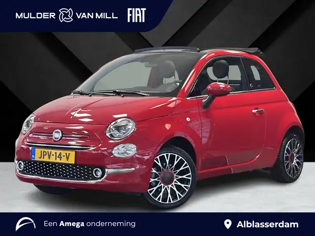 Fiat 500C Cabio RED 1.0 Hybrid 70pk | CLIMA | 16" LM-VELGEN