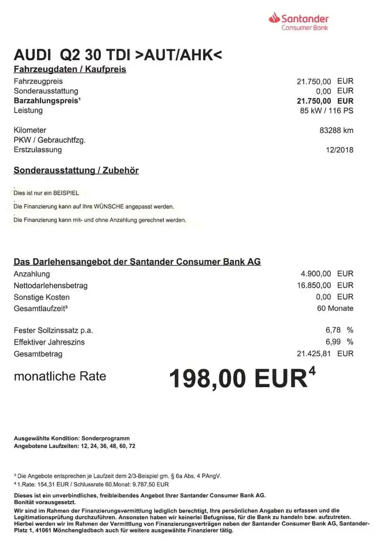Audi Q2 30 TDI  AUT/AHK /NAVI/TEMP/Einparkhilfe Weiß - 2