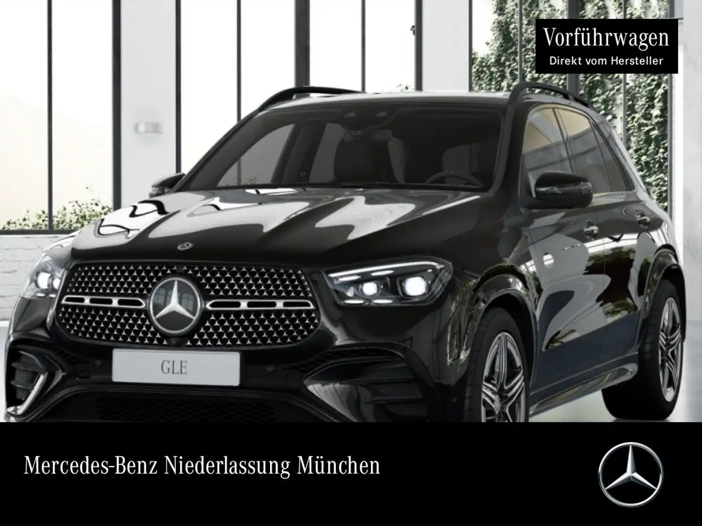 Mercedes-Benz GLE 450 4M AMG+NIGHT+PANO+360+AHK+MULTIBEAM+HUD+9G Noir - 1