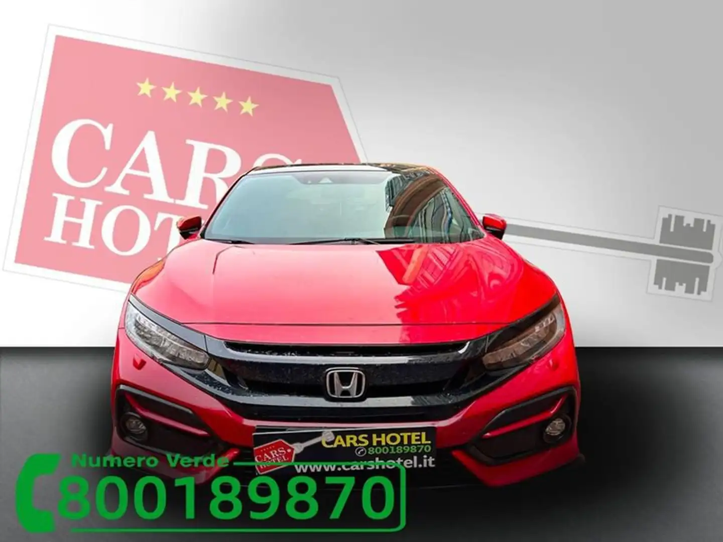 Honda Civic 1.5T 5 porte Sport+ SERVICE HONDA / UNI.PRO. Rouge - 1