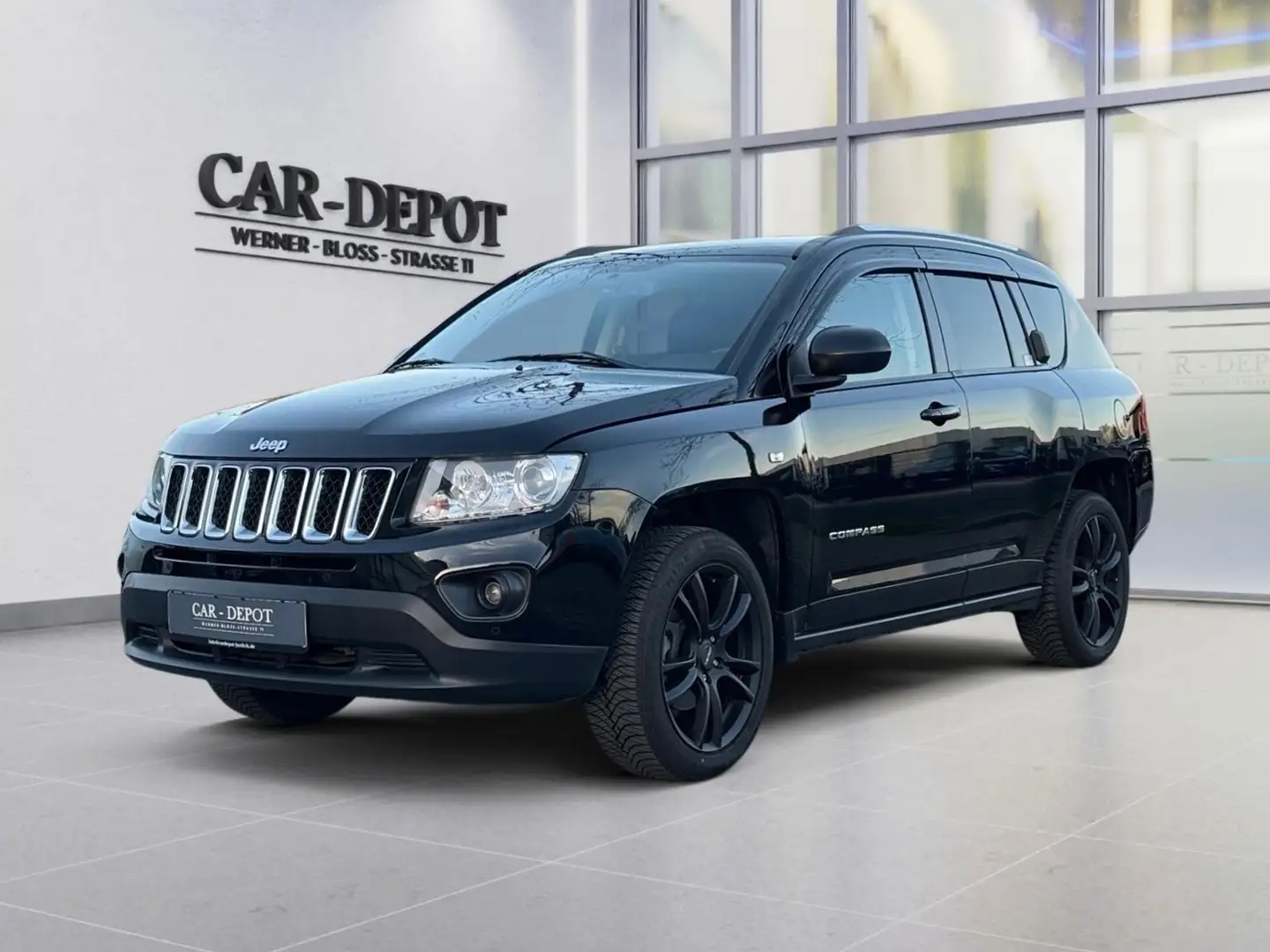 Jeep Compass Limited 4x2*KLIMA*PDC*SHZ*LEDER*NAVI*USB Schwarz - 1