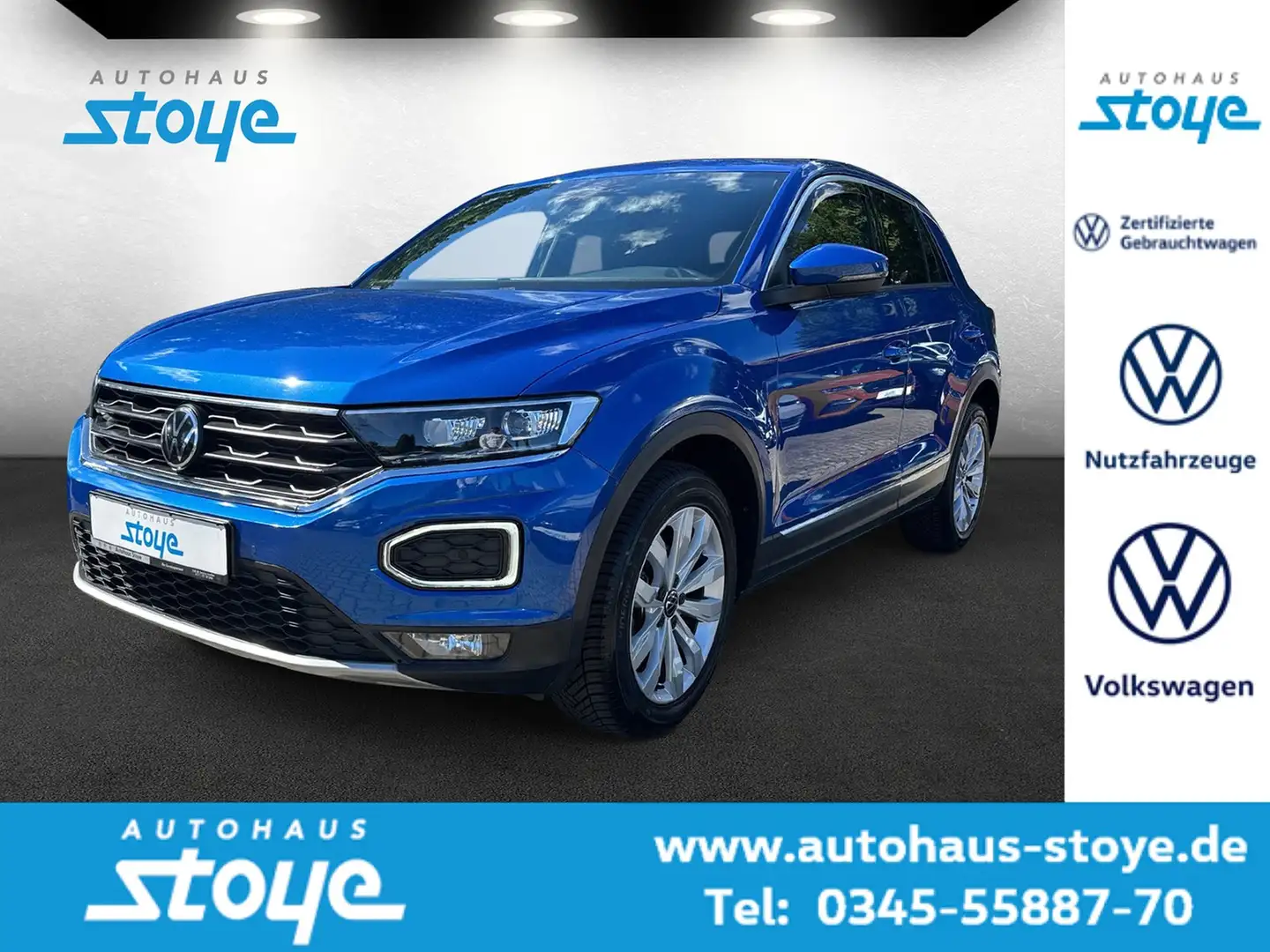 Volkswagen T-Roc Sport TSi Navi LED ACC Bleu - 1