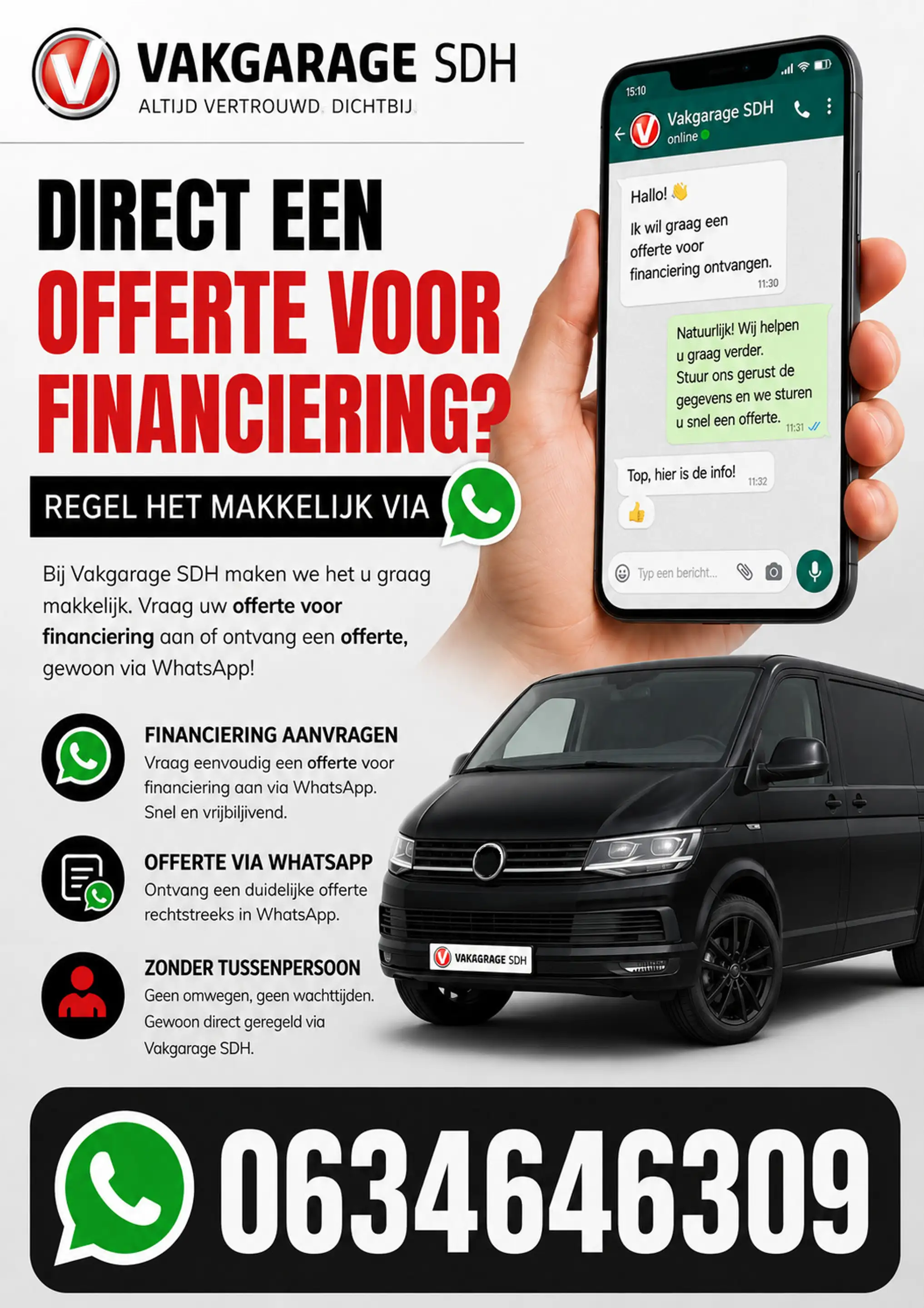Volkswagen Transporter 6.1 L1H1|3-zits|Carplay|Camera|Trekhaak|2200kg tre — photo 9