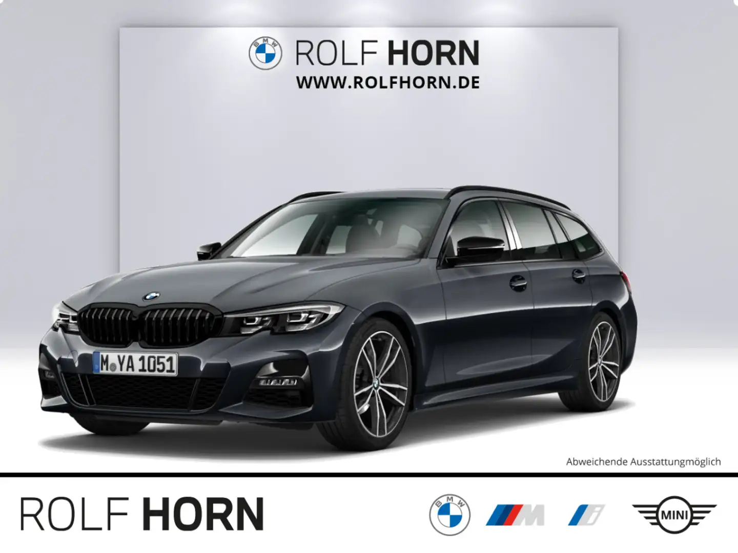 BMW 320 d xDrv Touring M Sportpaket HiFi Navi PDC 19" Gris - 1