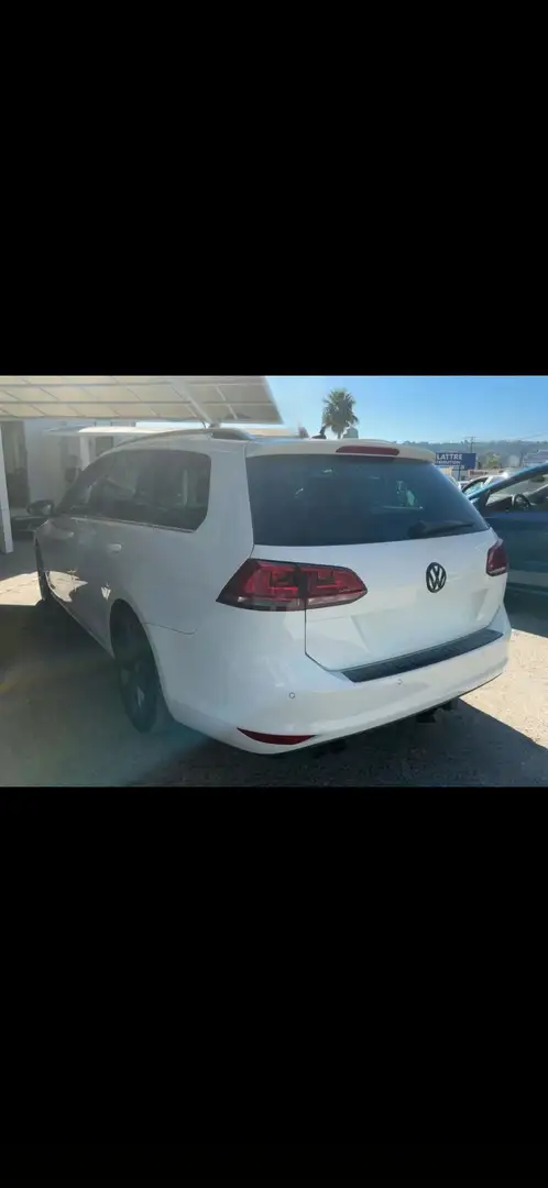 Volkswagen Golf 7 2.0L TDI 150CH CARAT / TOIT OUVRANT / ATTELAGE Blanc - 2