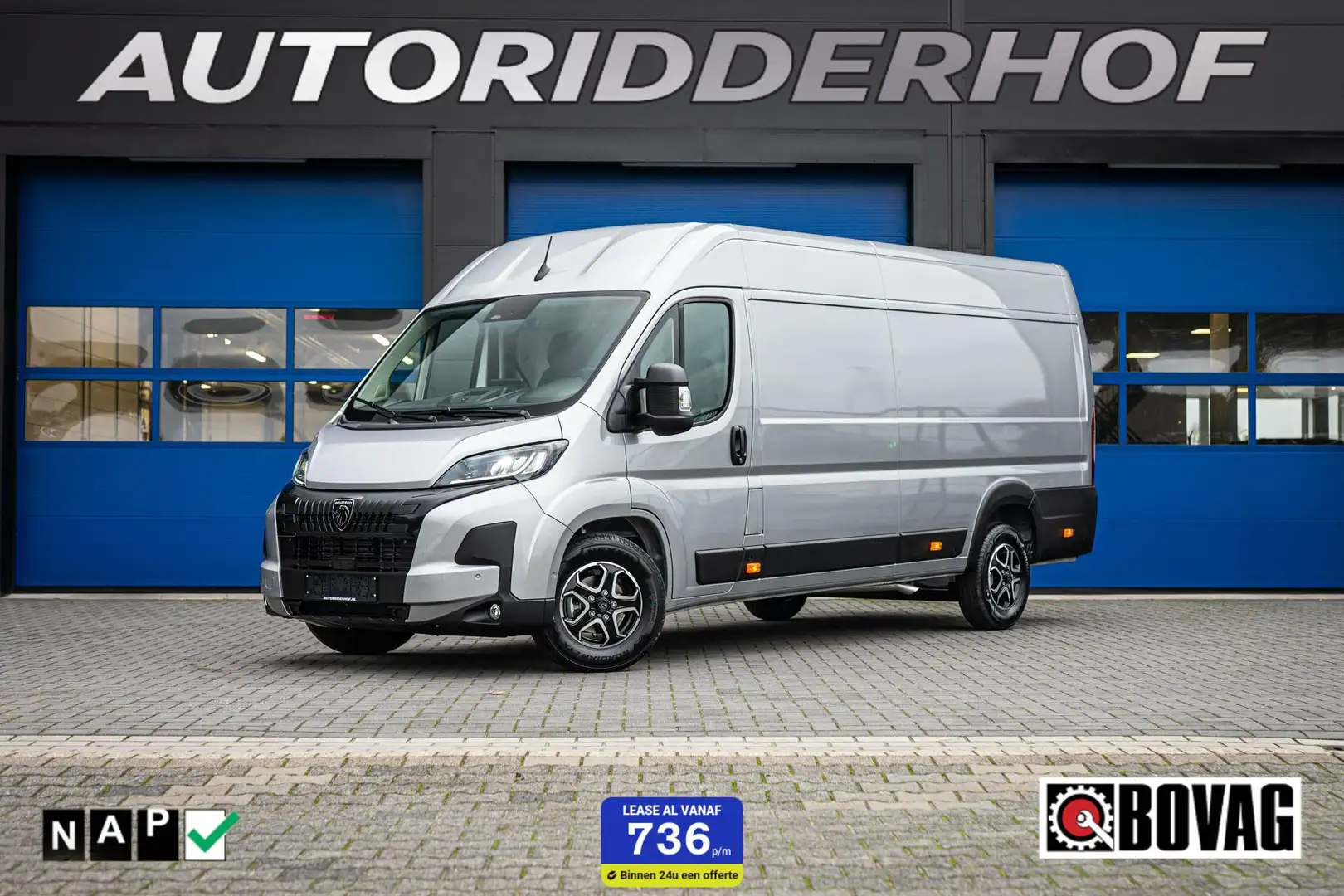 Peugeot Boxer L4H2 180PK EAT8 3,5t | Vol opties! Grijs - 1